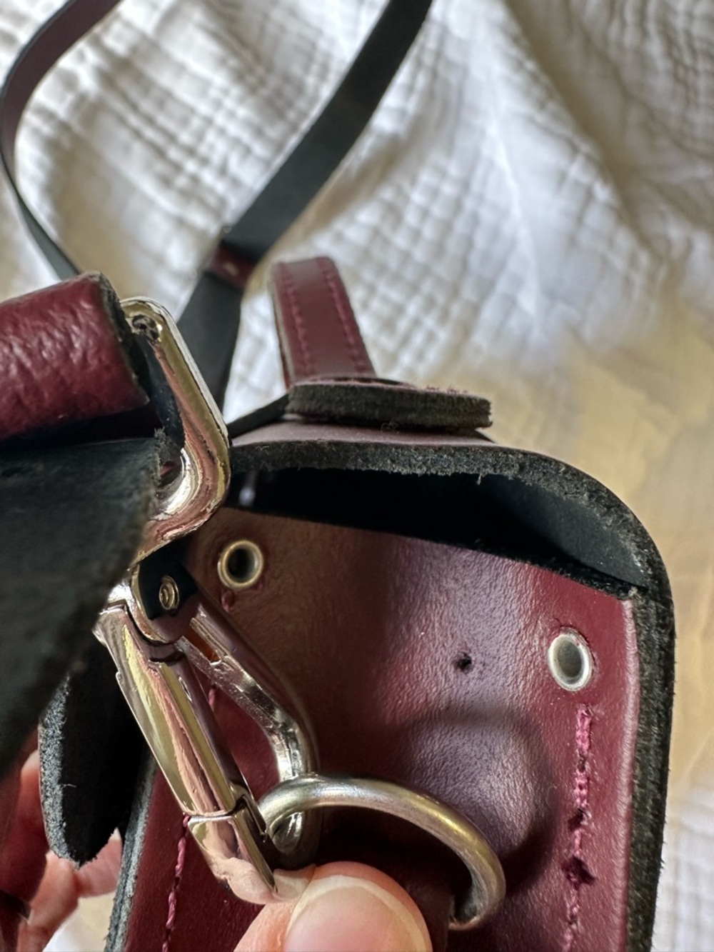 The Cambridge Satchel Company -The Mini in Oxblood - Picture 5 of 14